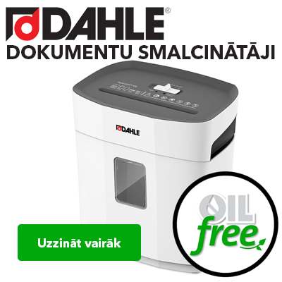 DAHLE jaunie dokumentu smalcinātāji