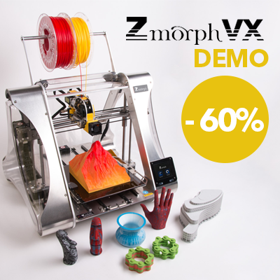 Zmorph VX DEMO 3D printera izpārdošana