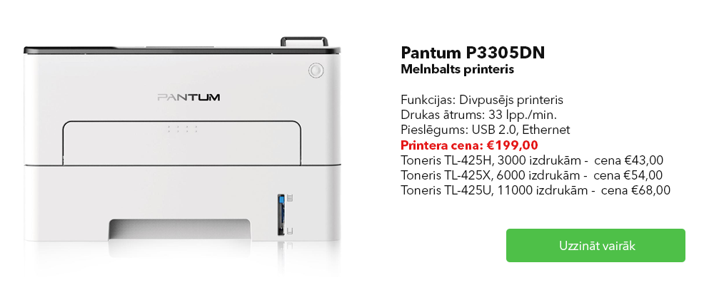 Pantum P3305DN printeris