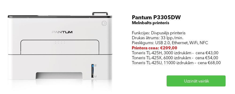 Pantum P3305DW printeris