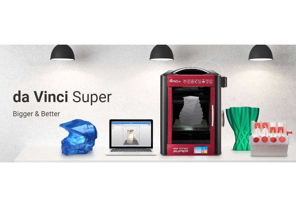 XYZ printing da Vinci Super 3D printeris