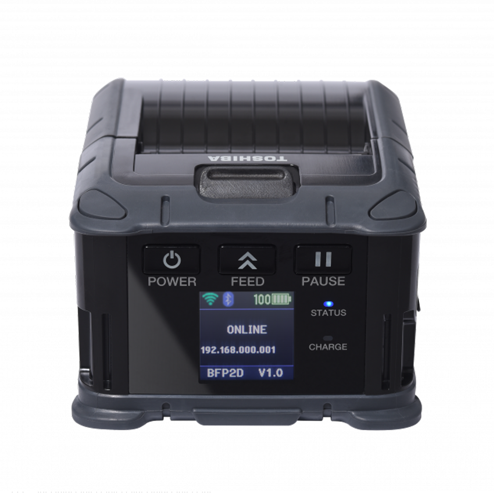 TOSHIBA B-FP2D portatīvais uzlīmju printeris
