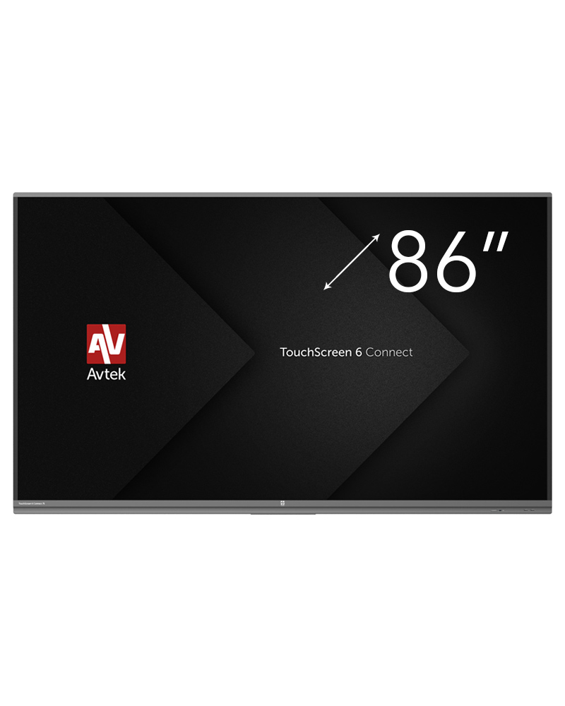 Avtek TouchScreen 6 Connect 86 collu interaktīvais displejs