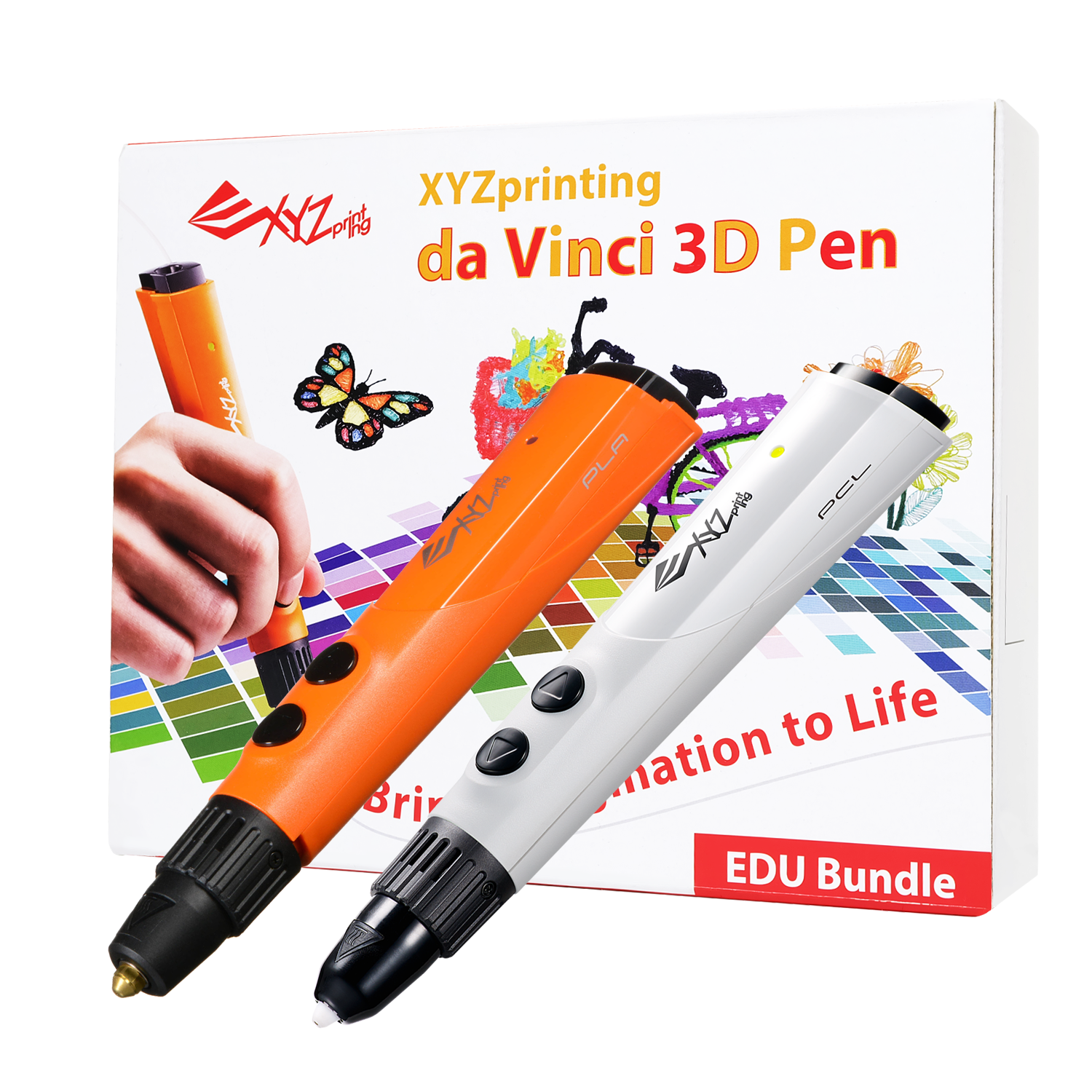 XYZ Printing 3D Pen, 3D Pen Cool un EDU bundle fināla izpārdošana - zemākā cena!