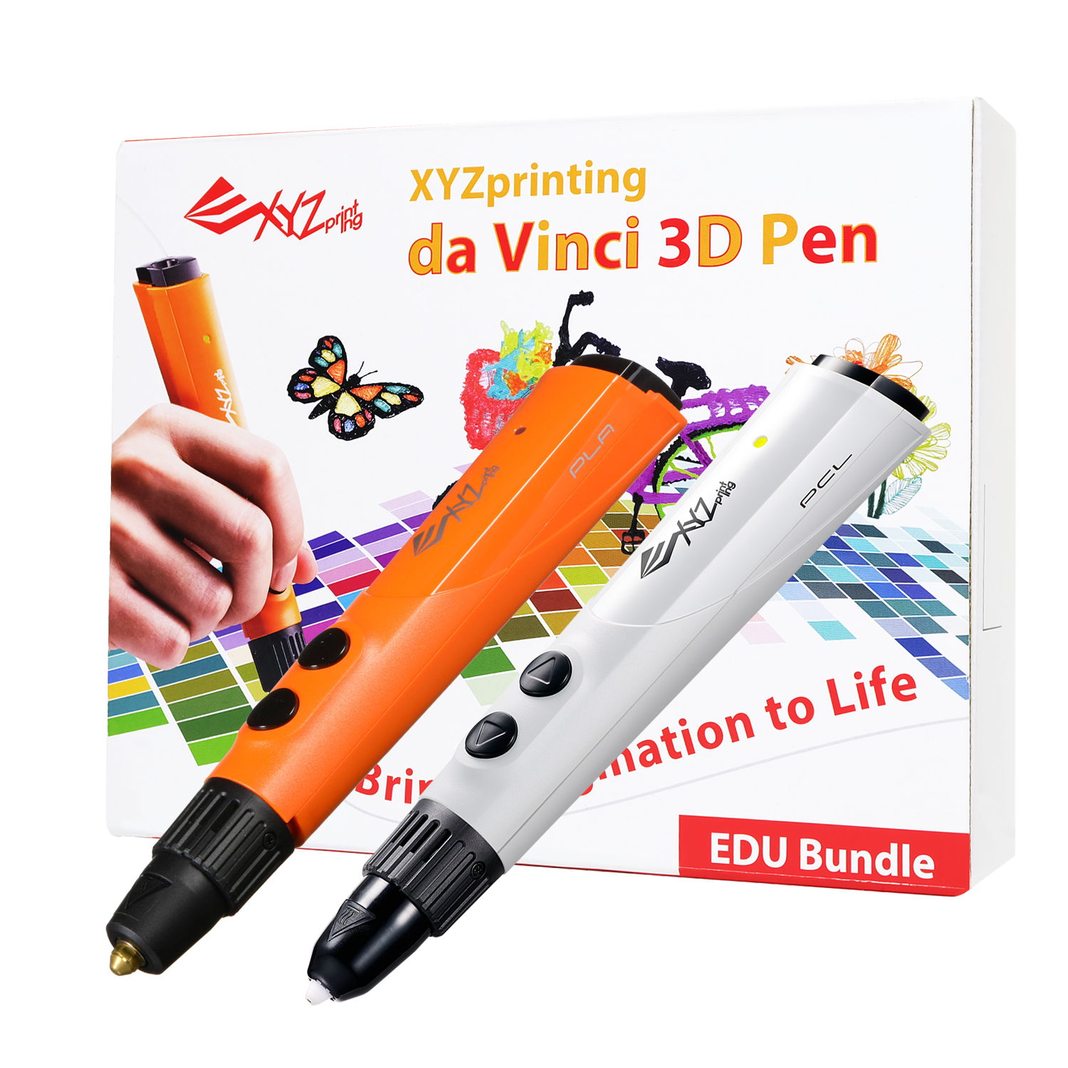 XYZ Printing 3D Pen, 3D Pen Cool un EDU bundle fināla izpārdošana - zemākā cena! 