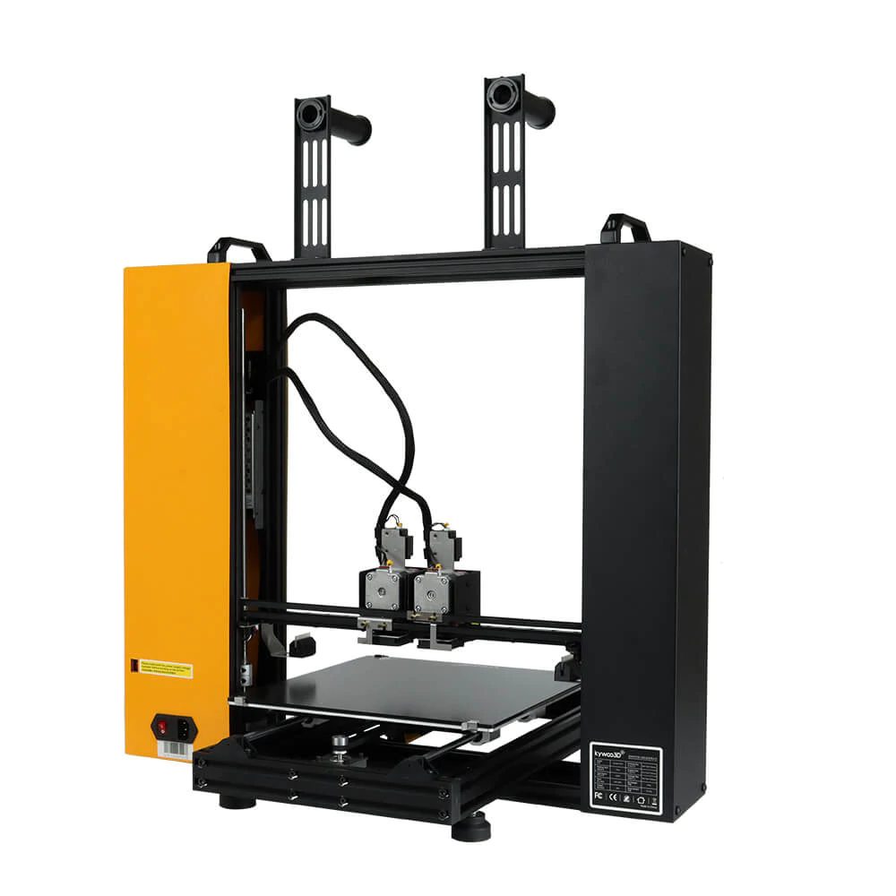 Kywoo Tycoon IDEX 3D printeris ar nemainīgi augstu kvalitāti jebkuros 3D printēšanas apstākļos. Kluss un lēts 3D printeris.