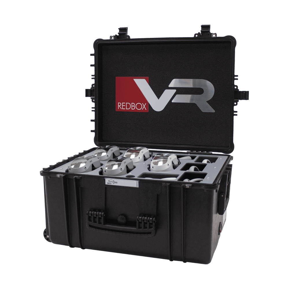 RedboxVR Pico 4 Enterprise VR briļļu komplekts biznesa un uzņēmumu vajadzībām virtuālajām tūrēm un ekskursijām.