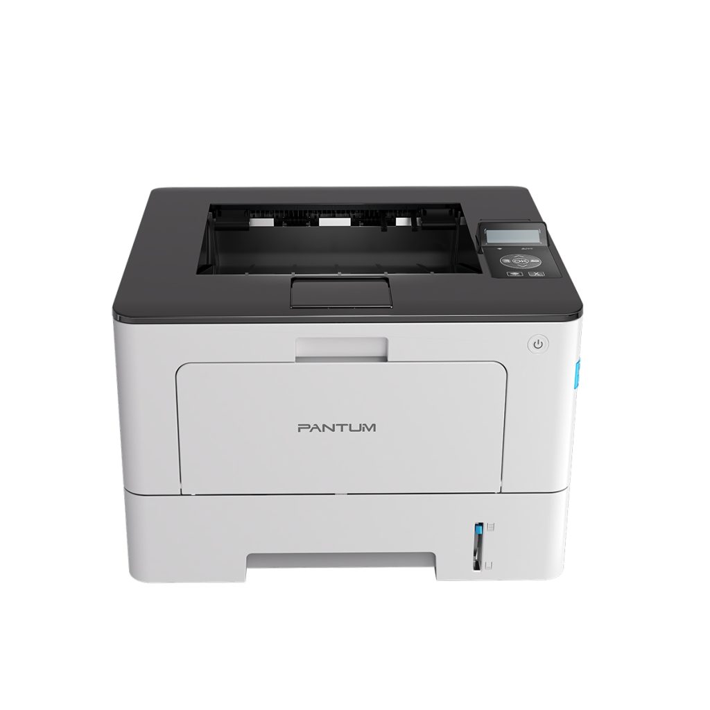 PANTUM P5100DN melnbalts lāzerprinteris ar drukas ātrumu 40 lapas minūtē un starta toneri 3000 izdrukām. Izdevīgs printeris.