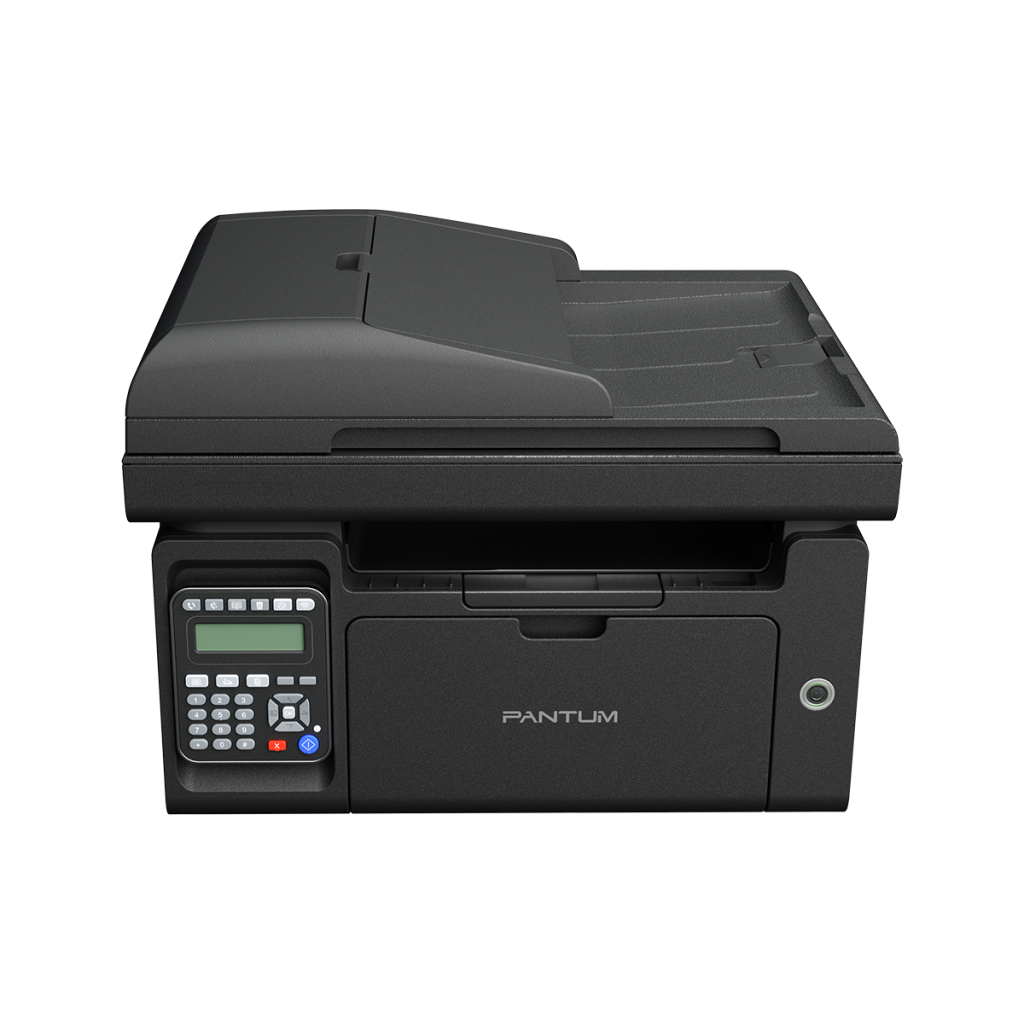 PANTUM M6600NW melnbalts daudzfunkciju printeris ar drukas, faksa, skenēšanas un kopēšanas funkcijām, un drukas ātrumu 22 lapas minūtē