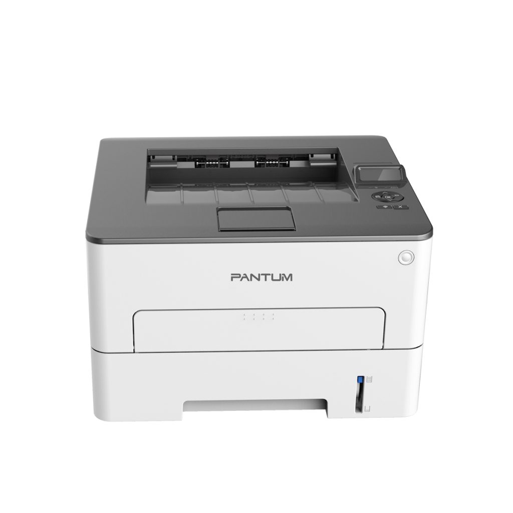 PANTUM P3010DW melnbalts lāzerprinteris ar drukas ātrumu 30 lapas minūtē un starta toneri 1000 izdrukām. Izdevīgs printeris.