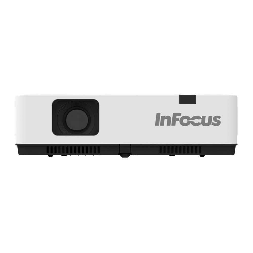 InFocus IN1026 portatīvs projektors, spilgtums 4200 lumeni. Paredzēts spēlēm, biroja darbam, izklaidei, filmām.