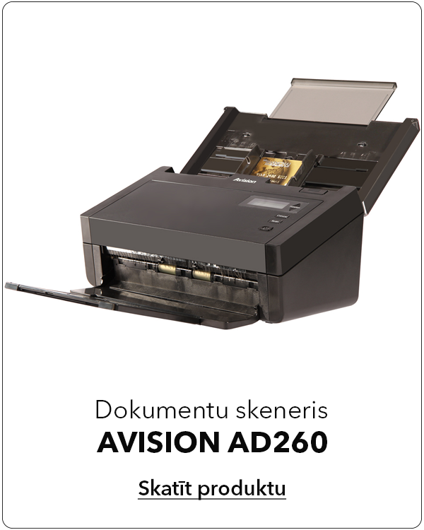 Avision AD240 dokumentu skeneris Saeimas vēlēšanām un citiem skenēšanas darbiem