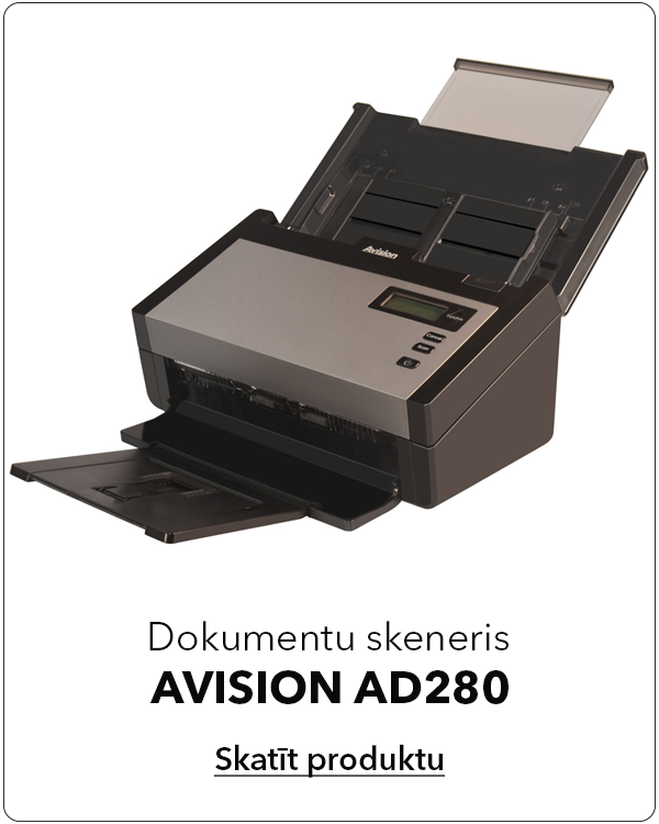 Avision AD240 dokumentu skeneris Saeimas vēlēšanām un citiem skenēšanas darbiem
