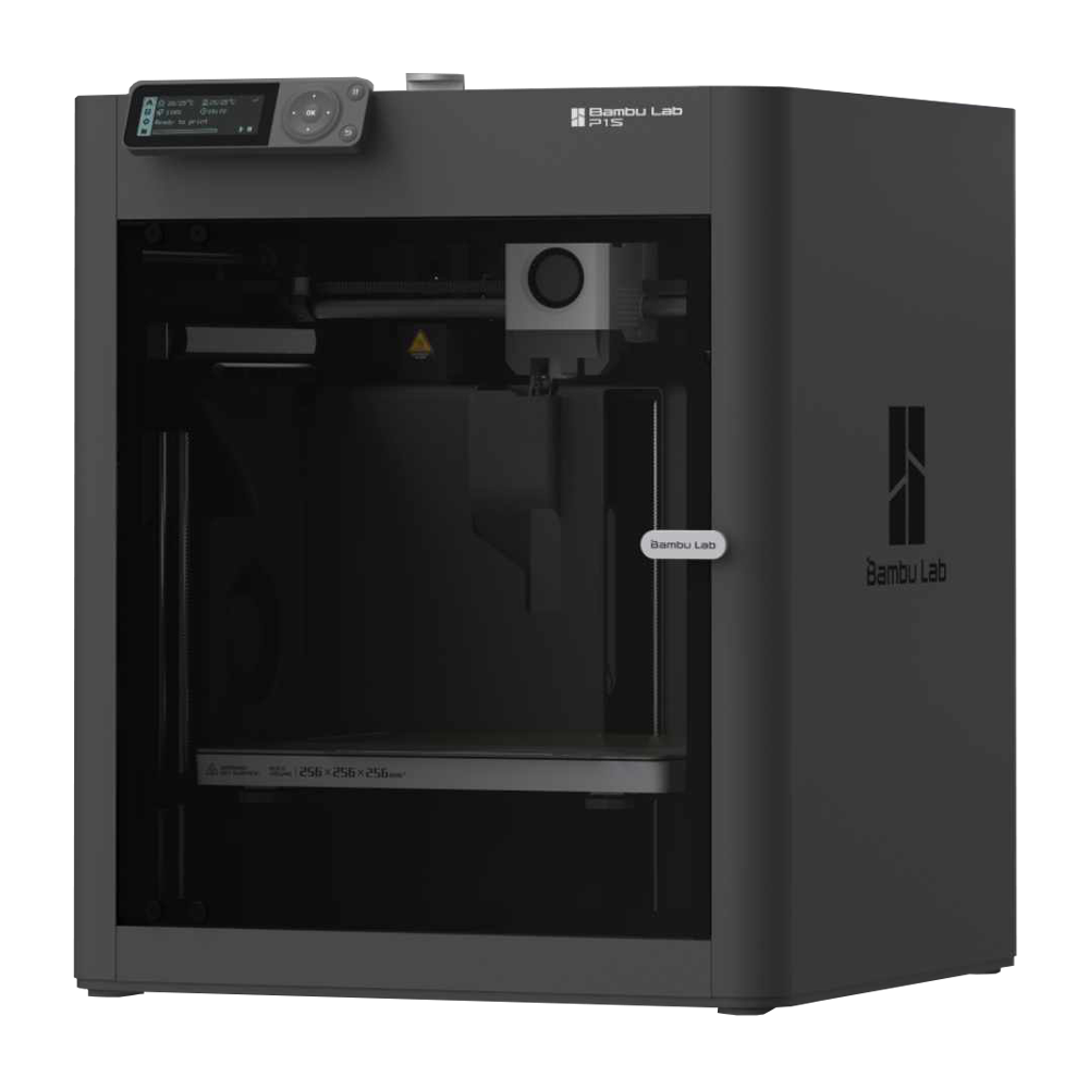 Bambu Lab P1S 3D printeris ar vairāku krāsu un materiālu druku un lielu drukas laukumu būs piemērots gan iesācējiem, gan profesionāļiem