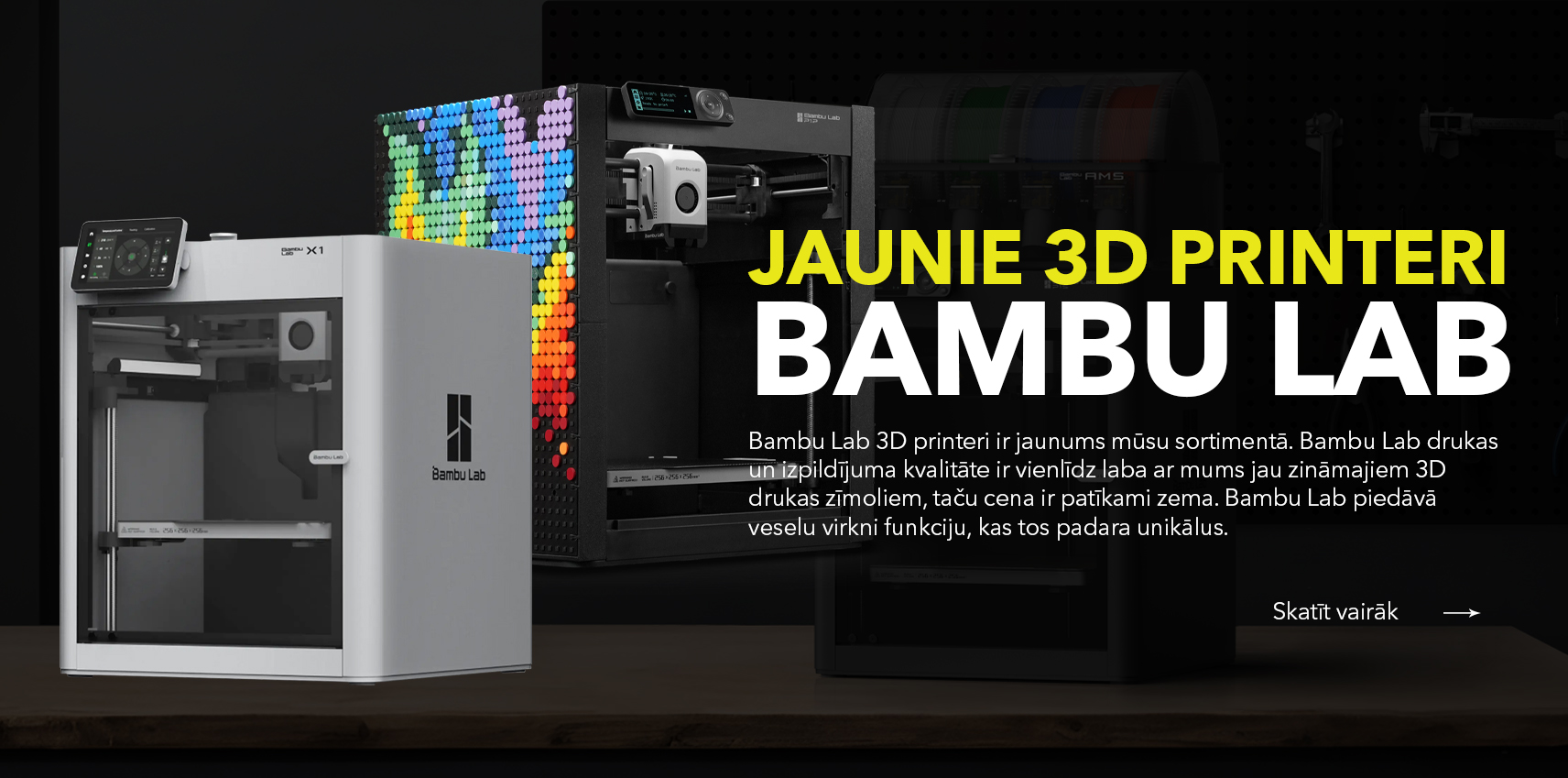Jaunie Bambu Lab 3D printeri ar augstu kvalitāti un zemu cenu. Labākie 3D printeru piedāvājumi