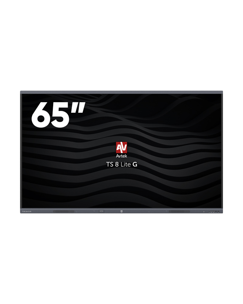 Avtek TS 8 Lite G 65" jauns interaktīvais displejs un Soundbar dāvanā. Jaunā operētājsistēma Android 14 un 8+128 Gb atmiņa