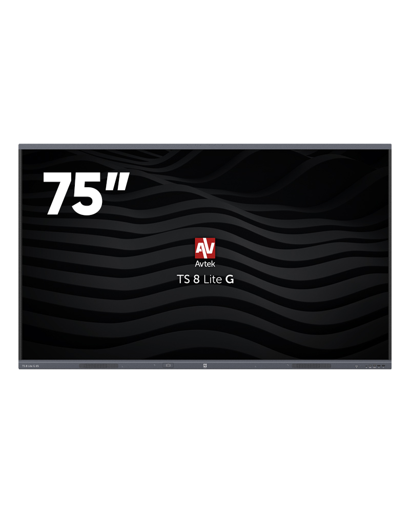 Avtek TS 8 Lite G 75" jauns interaktīvais displejs un Soundbar dāvanā. Jaunā operētājsistēma Android 14 un 8+128 Gb atmiņa