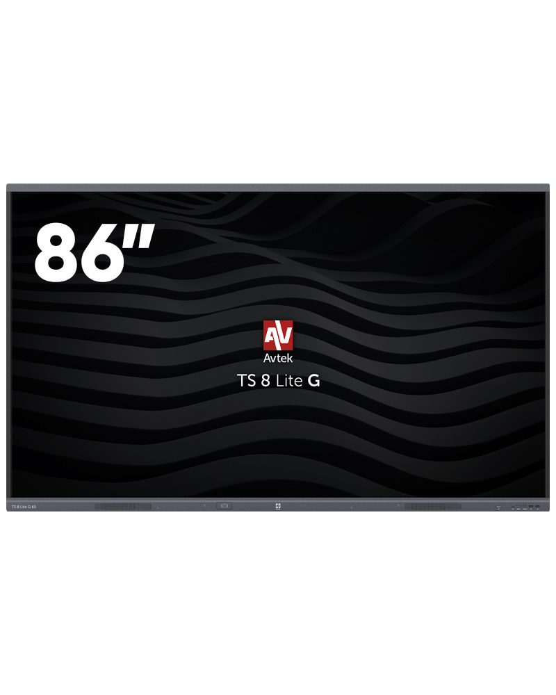 Avtek TS 8 Lite G 86" jauns interaktīvais displejs un Soundbar dāvanā. Jaunā operētājsistēma Android 14 un 8+128 Gb atmiņa