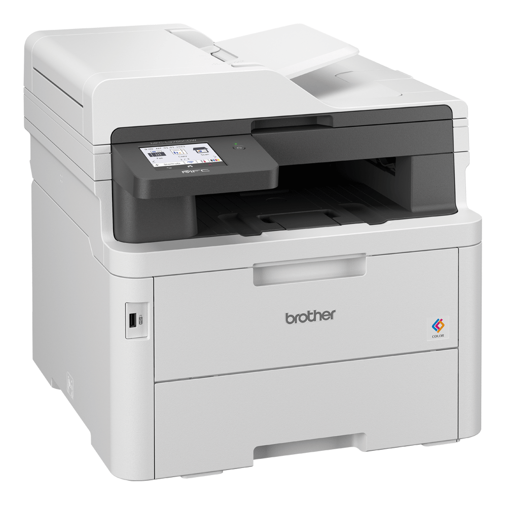 Brother MFC-L3760CDW krāsains un savienots LED daudzfunkciju printeris, ar USB pieslēgvietu, apvieno drukas, skenēšanas, kopēšanas un faksu